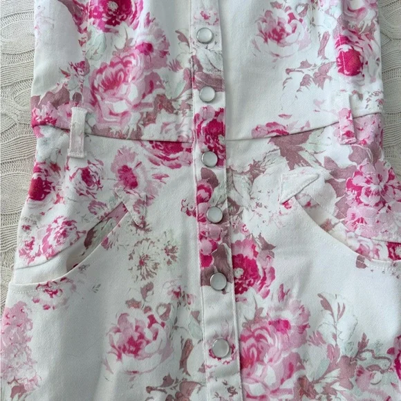 For Love And Lemons Pink Floral Dress - Picture 4 of 9